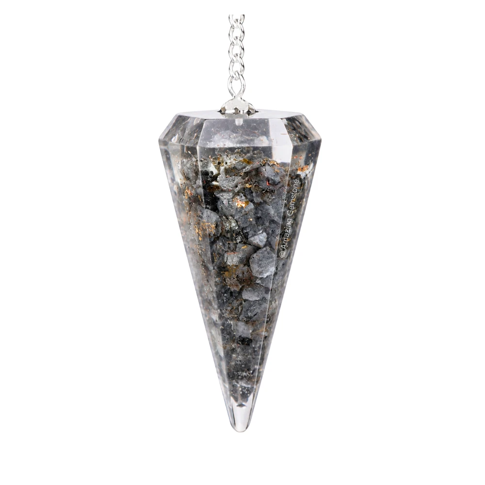 Larvikite Orgone Pendulum