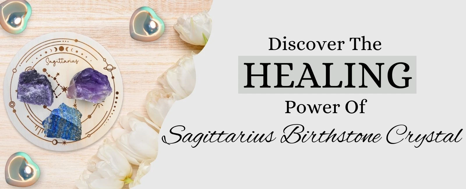 Sagittarius Wanderlust: Healing Crystal Raw Stone Set