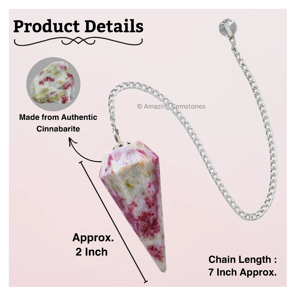 Cinnabarite Pendulum