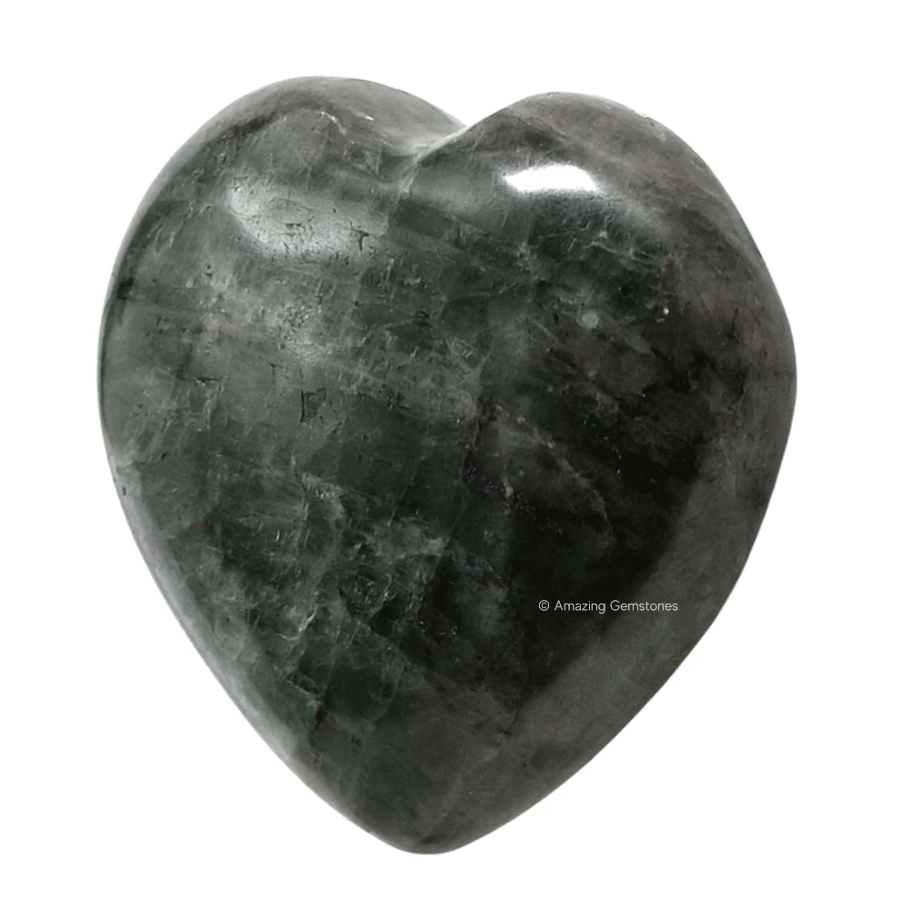 Chrome Diopside Heart