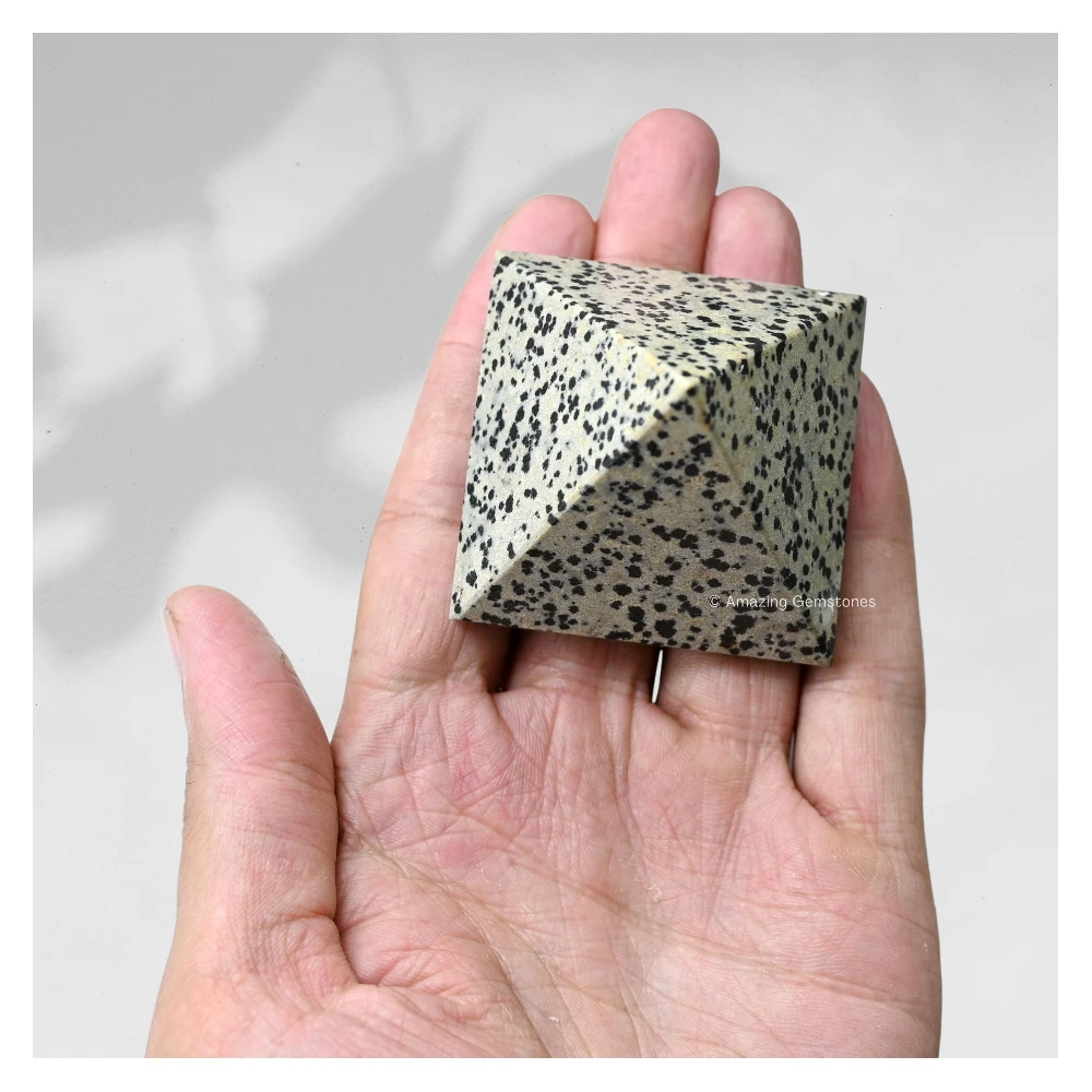 Dalmatian Jasper Pyramid (2 Inch)
