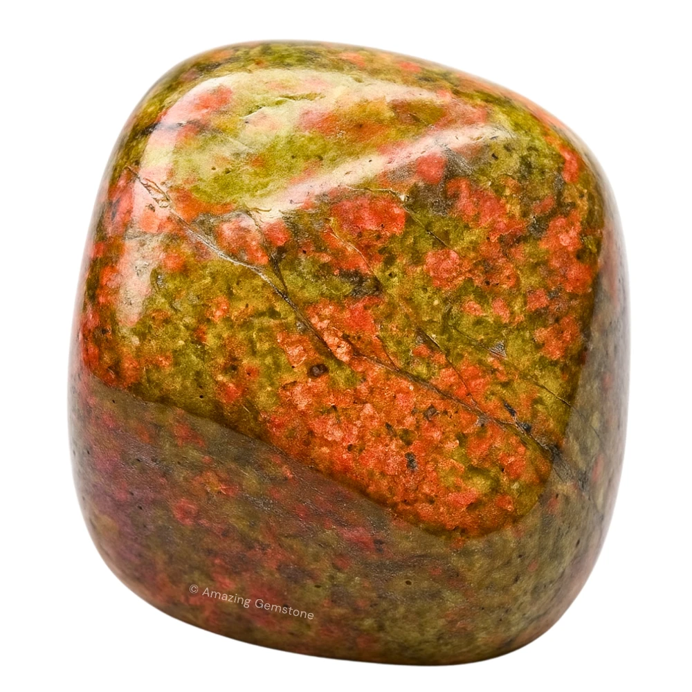 Tumbled Unakite Stone Crystals (1 oz)