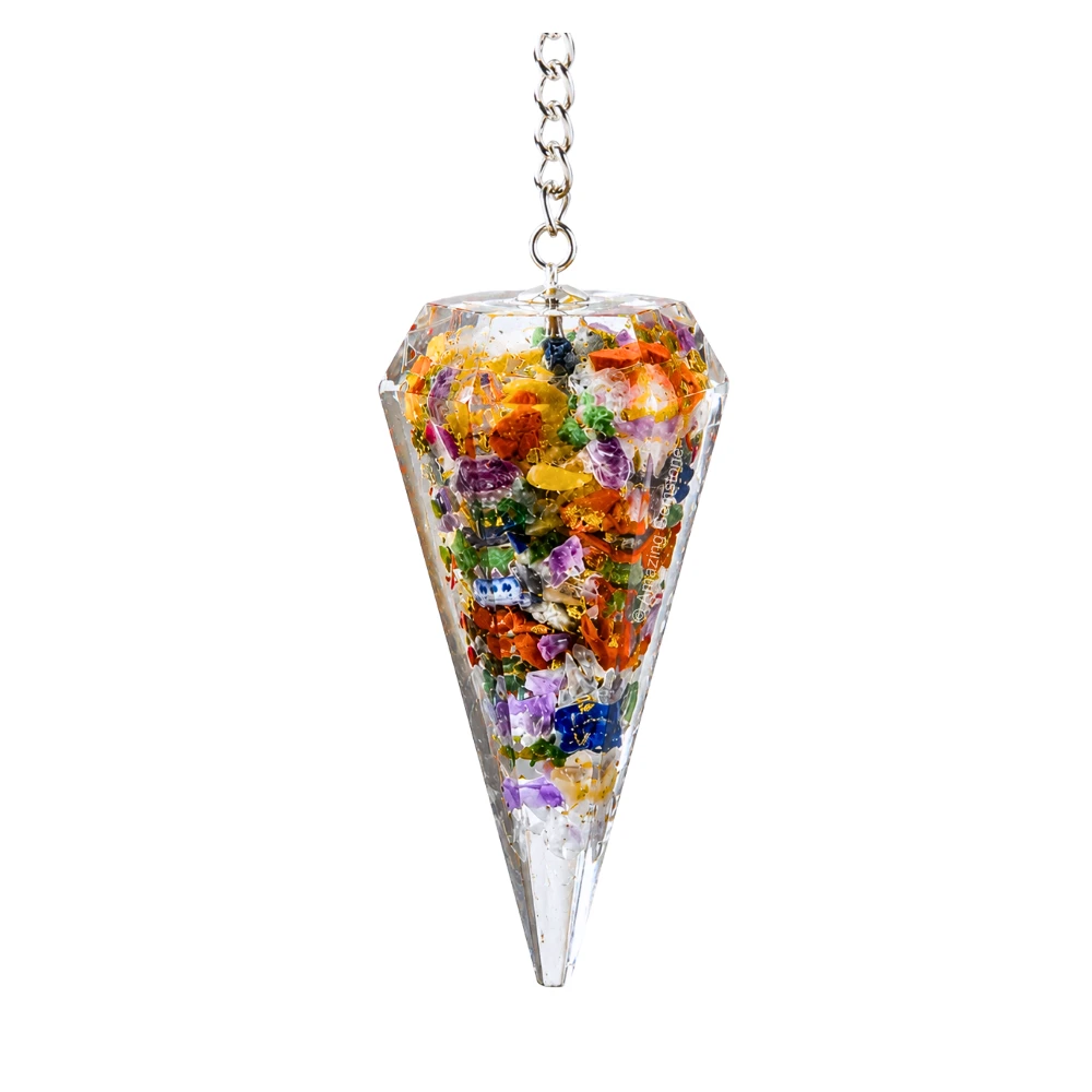 Multi Chakra Orgone Pendulum
