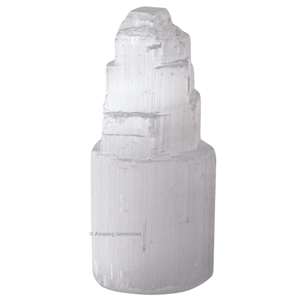 Natural Selenite Tower (8 cm)