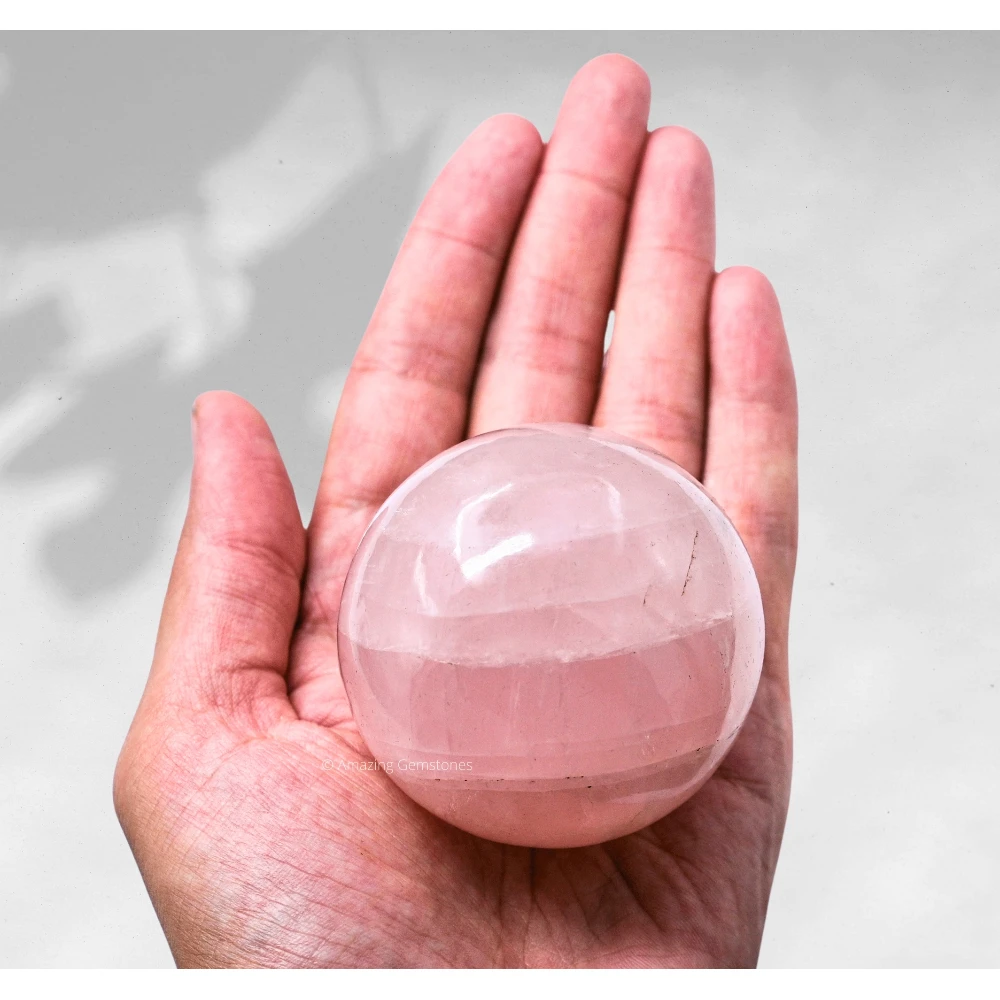 Large Rose Quartz Sphere (2.5 Inch)