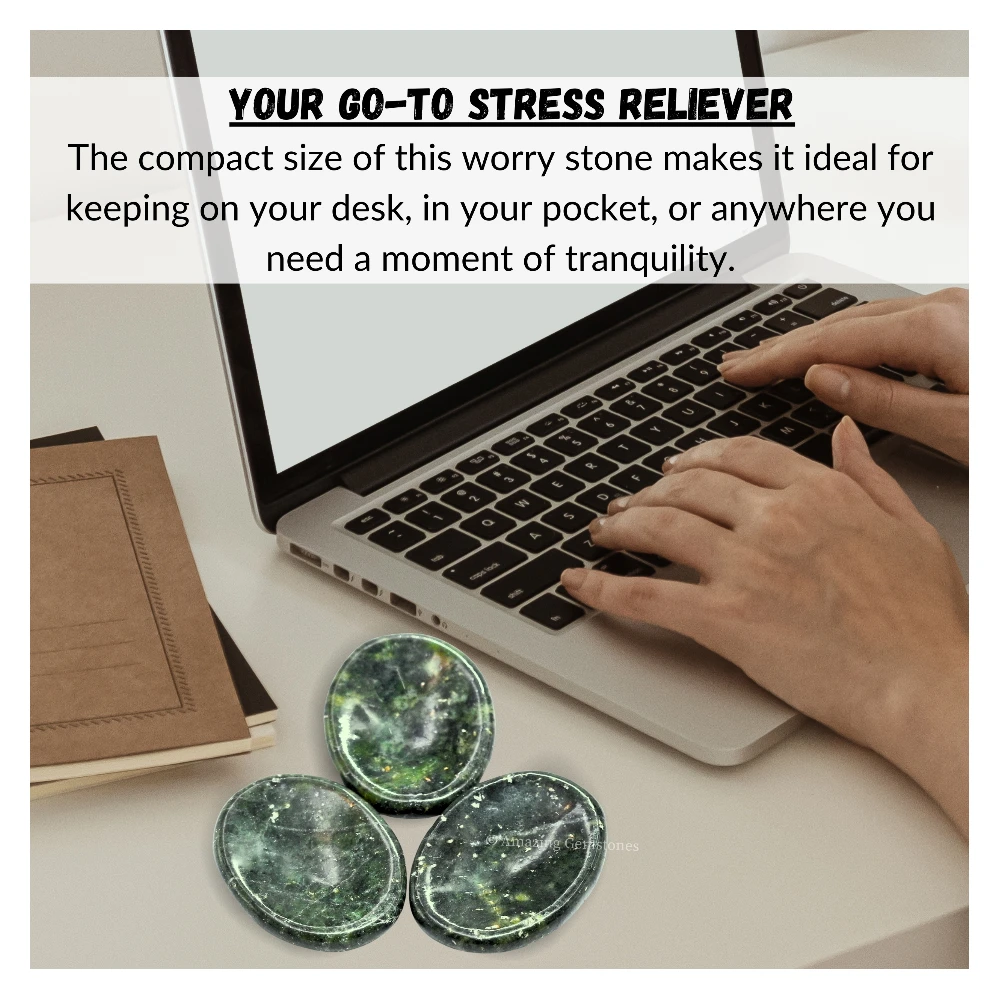 Green Jade Worry Stone