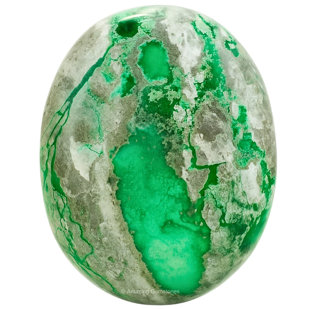 Variscite Palm Stone