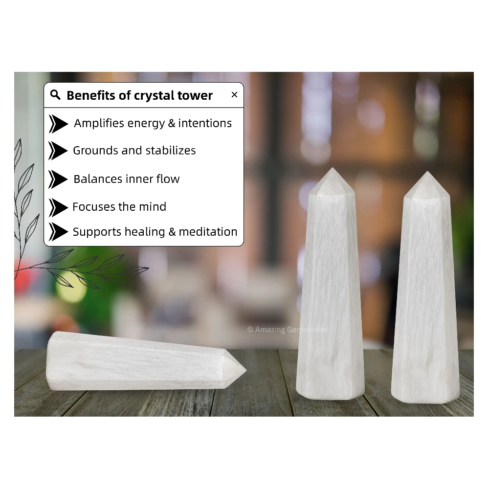 Scolecite Tower (2" to 3" INCH)