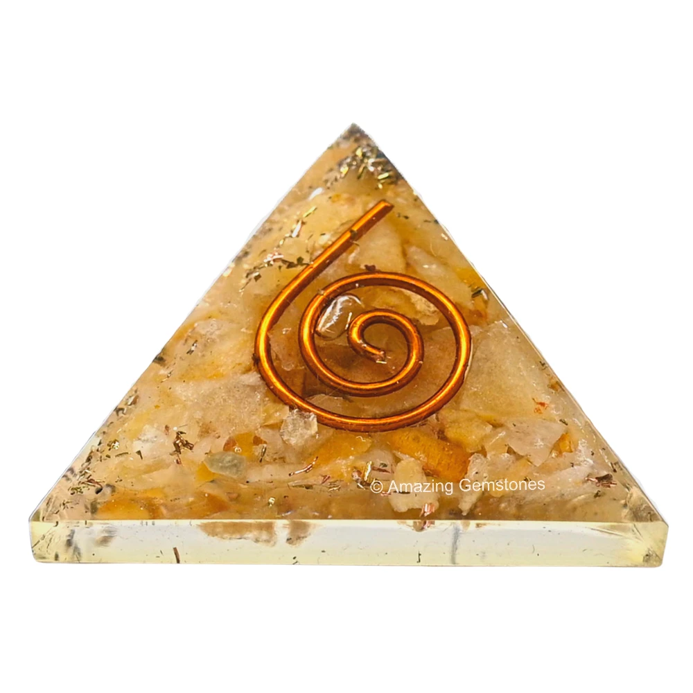 Yellow Aventurine Orgone Pyramid - Mini
