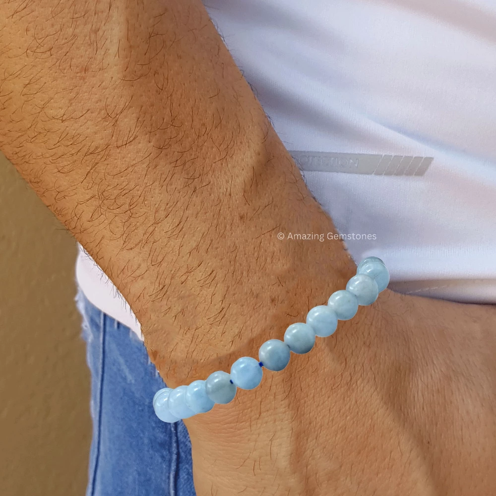 Aquamarine Bracelet (Adjustable)