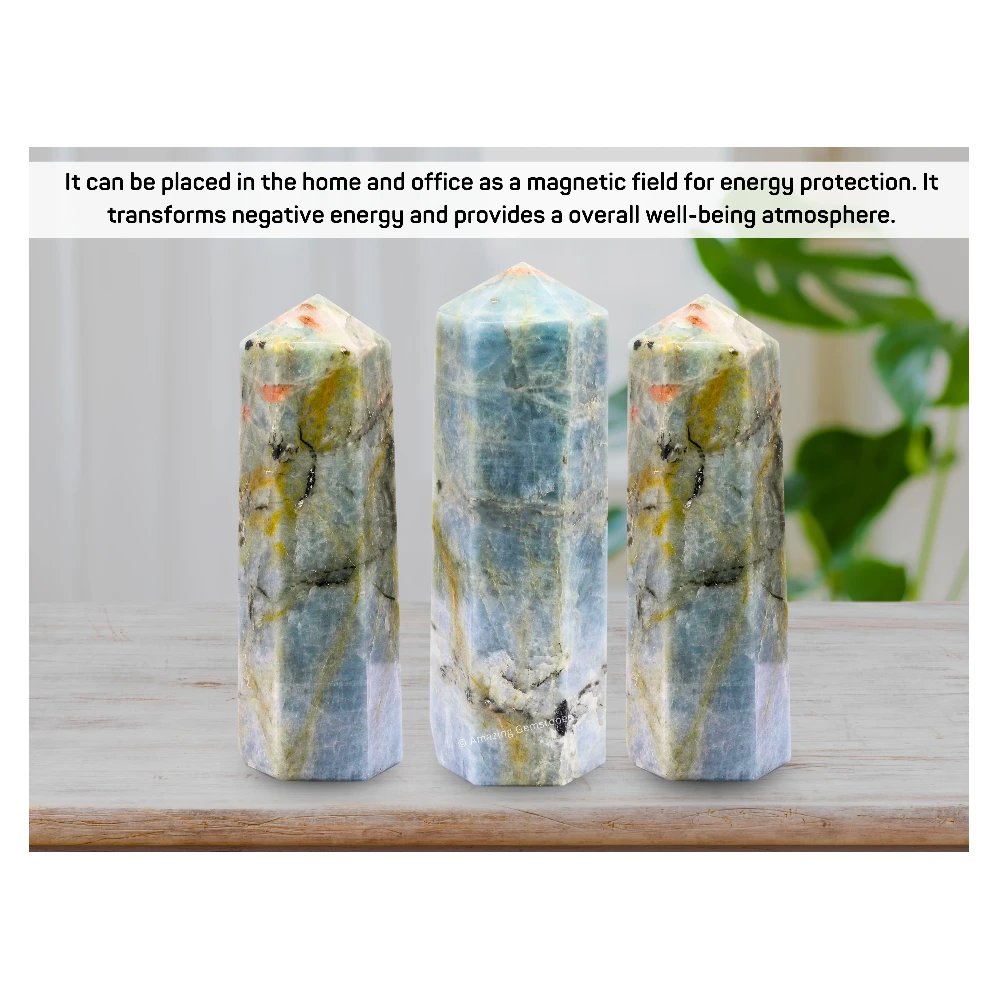 Aquamarine Tower (5.5" to 6" Inch)