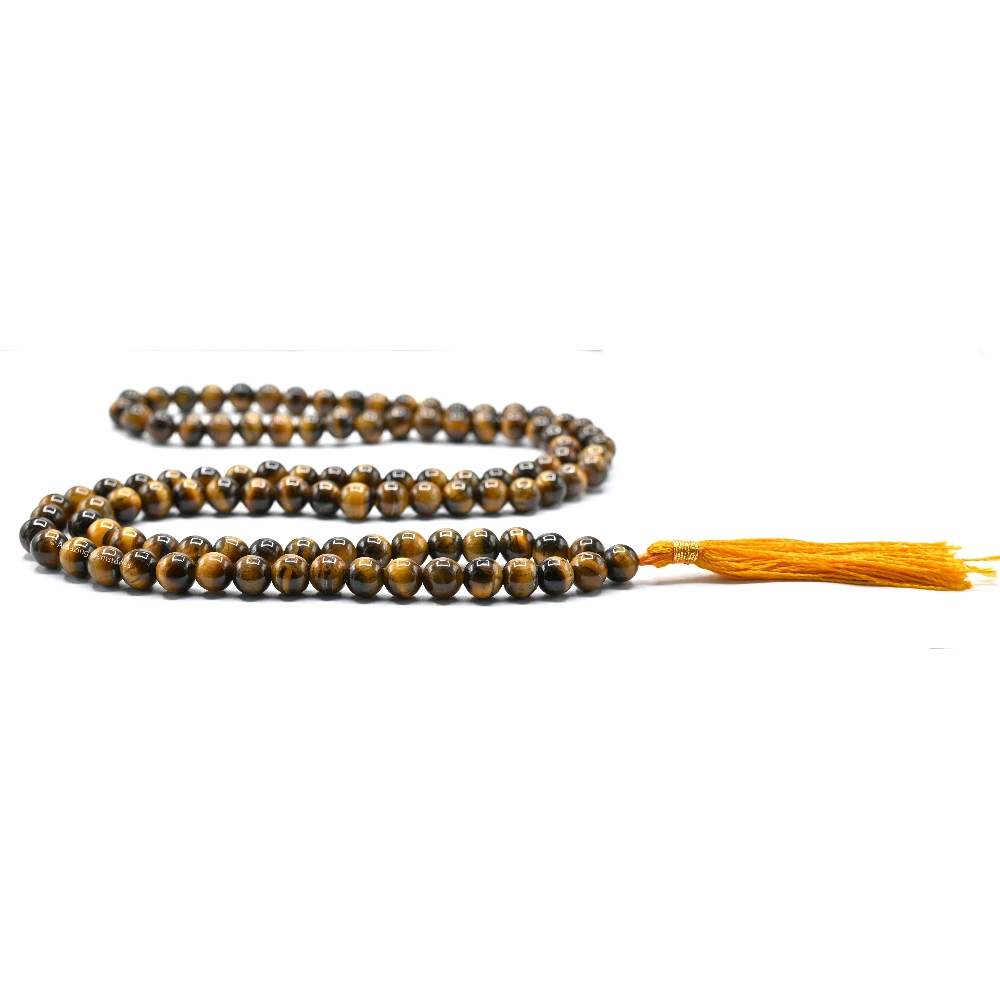 Tiger Eye Mala (Without Knot)