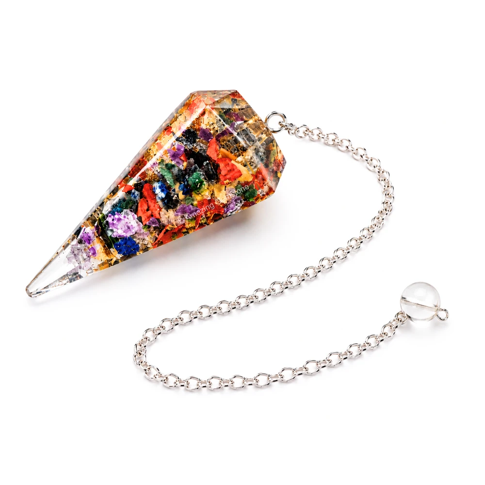Multi Chakra Orgone Pendulum