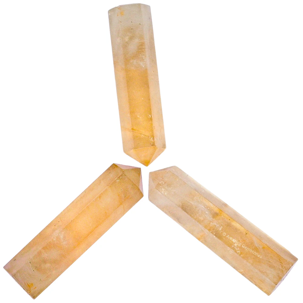 Citrine Pencil Points (Set of 3)