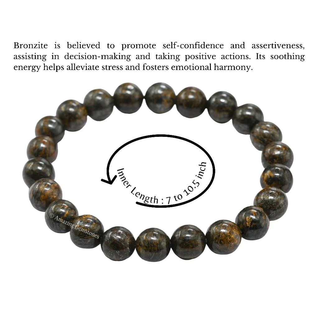 Bronzite  Bracelet (Elastic)