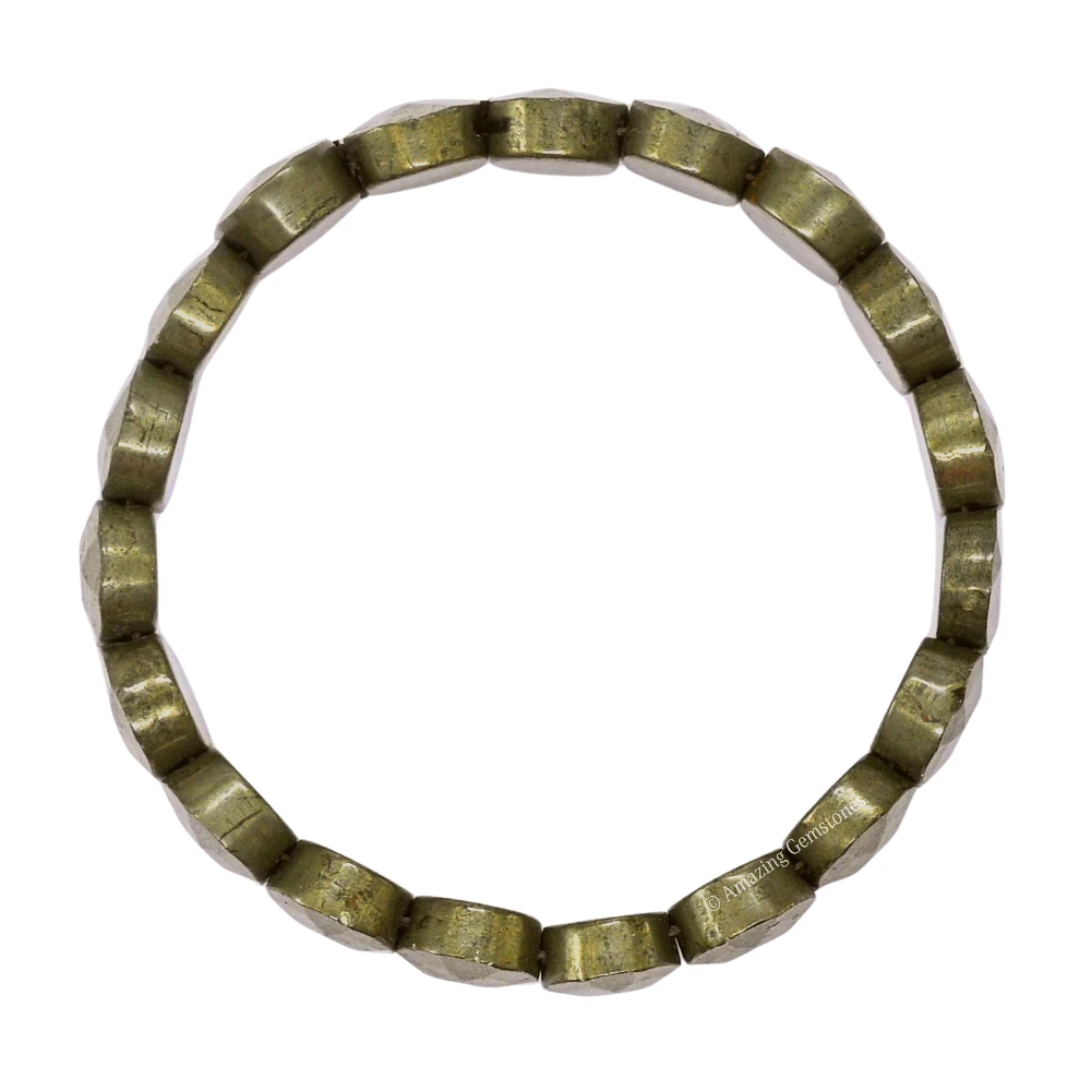 Pyrite Bracelet (Oval Faceted)