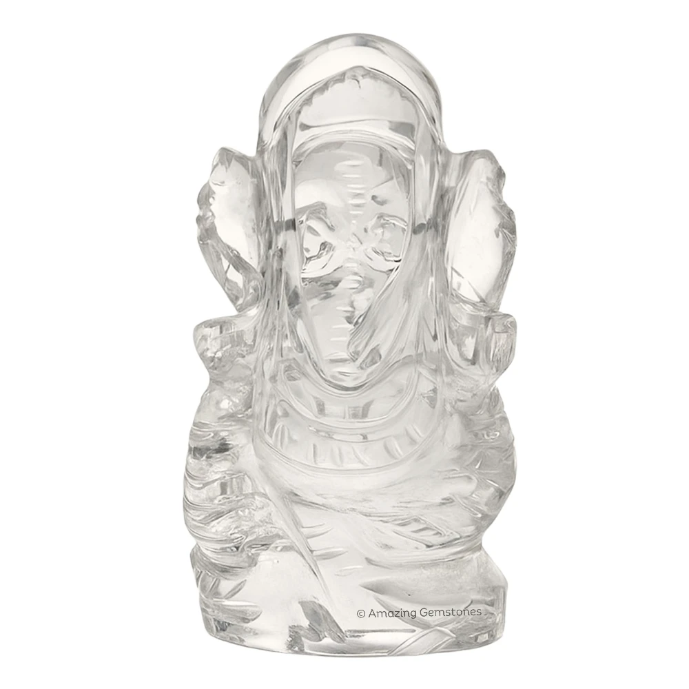 Clear Quartz Ganesh (30-50 Gram)