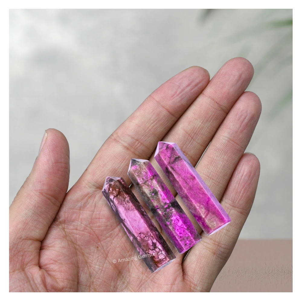 Cobalt Calcite Pencil Points (Set of 3)