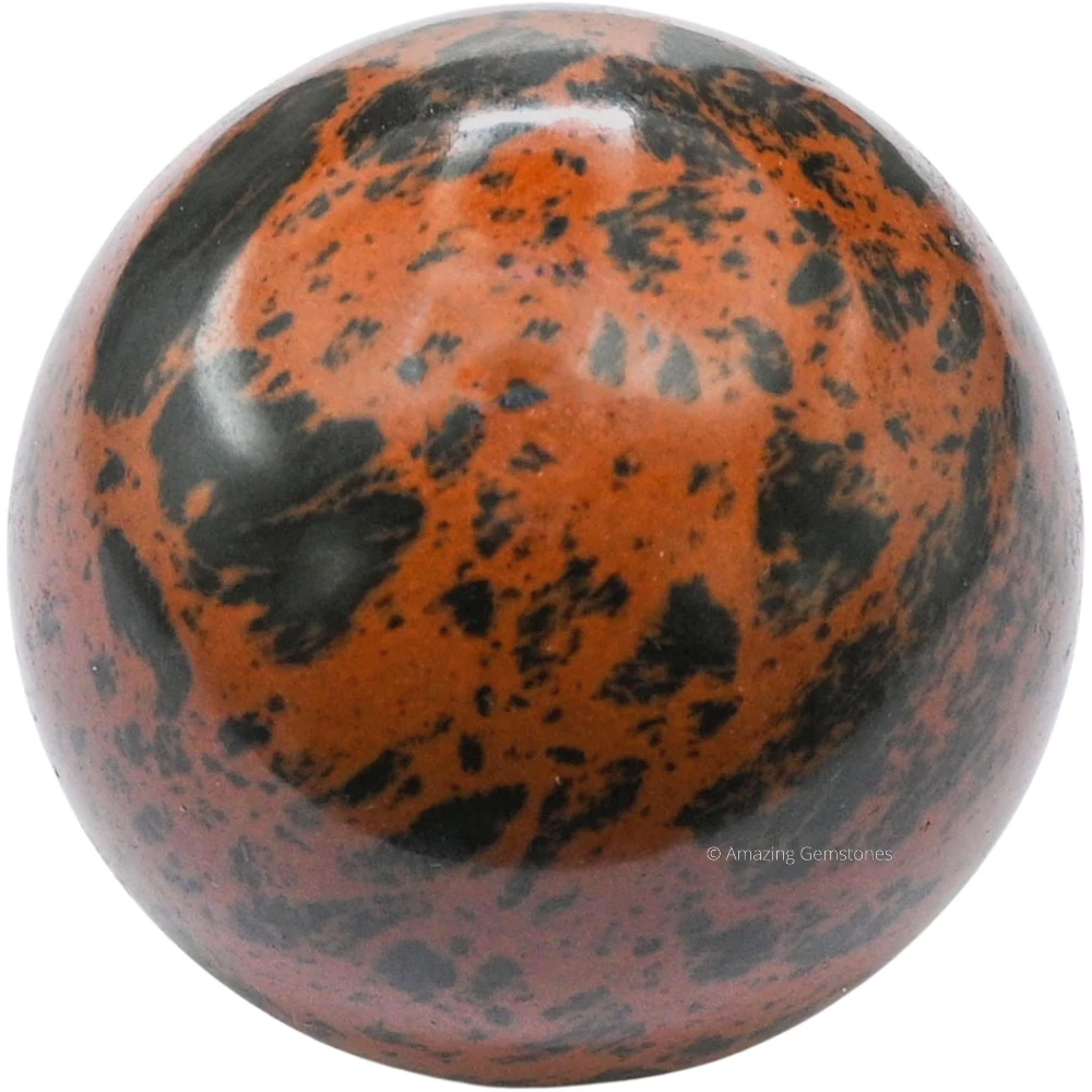 Mahogany Obsidian Sphere