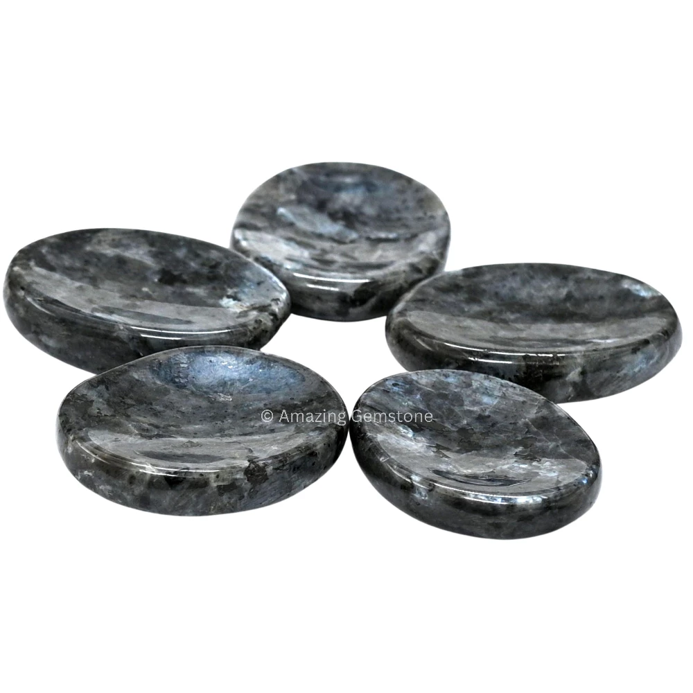 Larvikite Worry Stone
