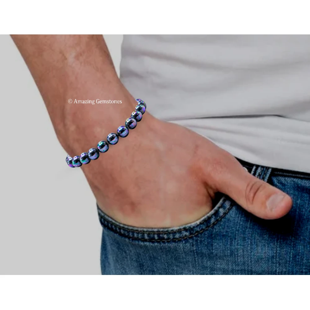 Rainbow Pearl Bracelet (Strechable)