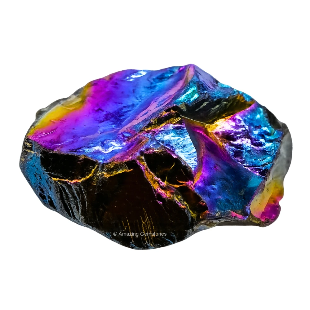 Titanium Aura Quartz Raw Crystals (2 Pieces)