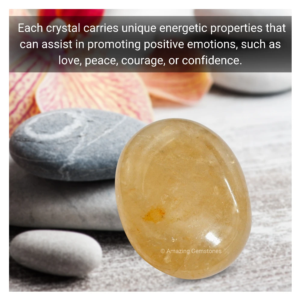 Citrine Palm Stone
