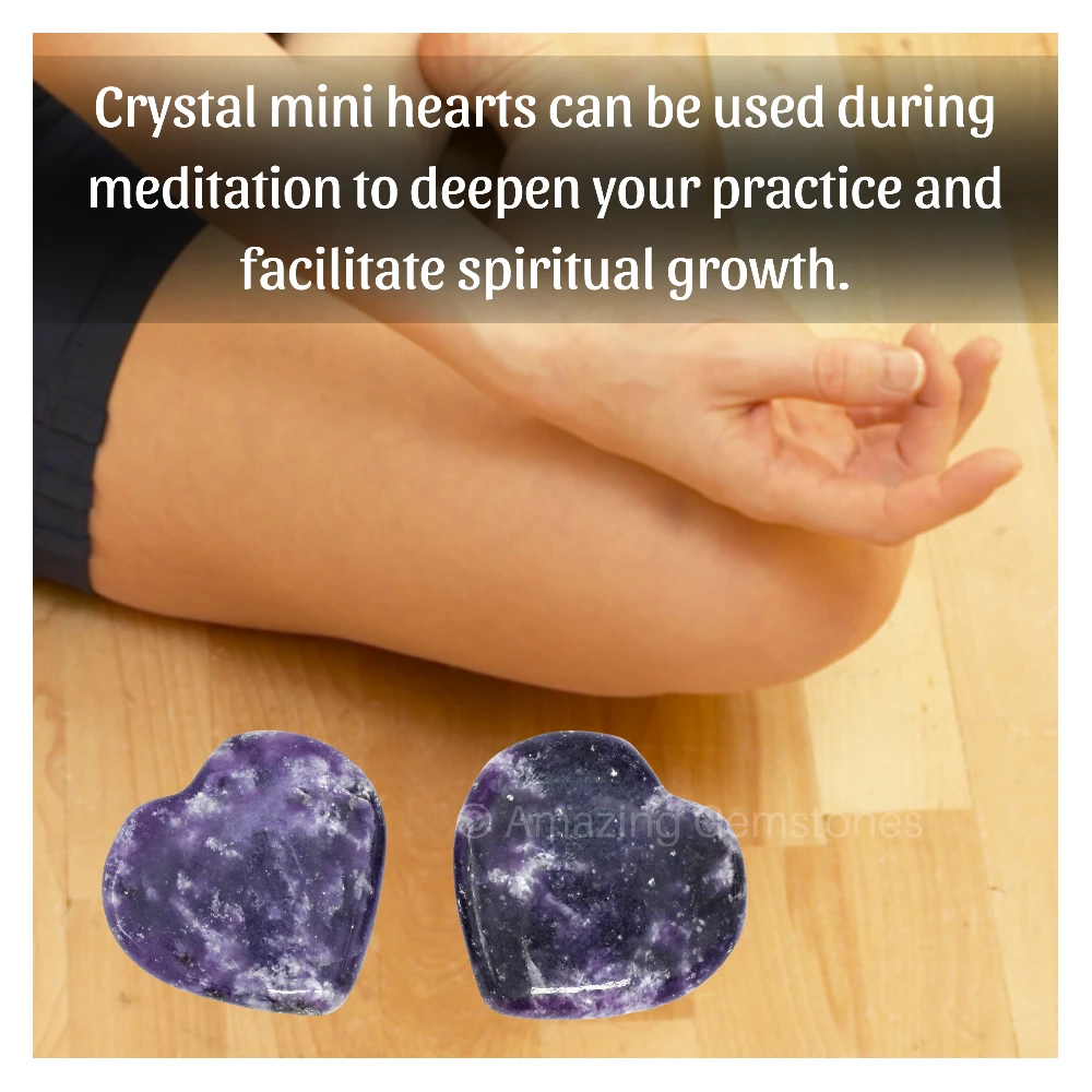 Lepidolite Heart (Pack of 2)