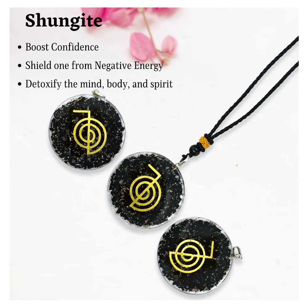 Shungite Necklace - Reiki