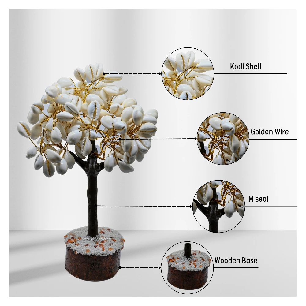 Cowrie Shells Tree - (100 Beads)