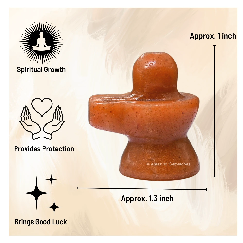 Dark Red Aventurine Shivling