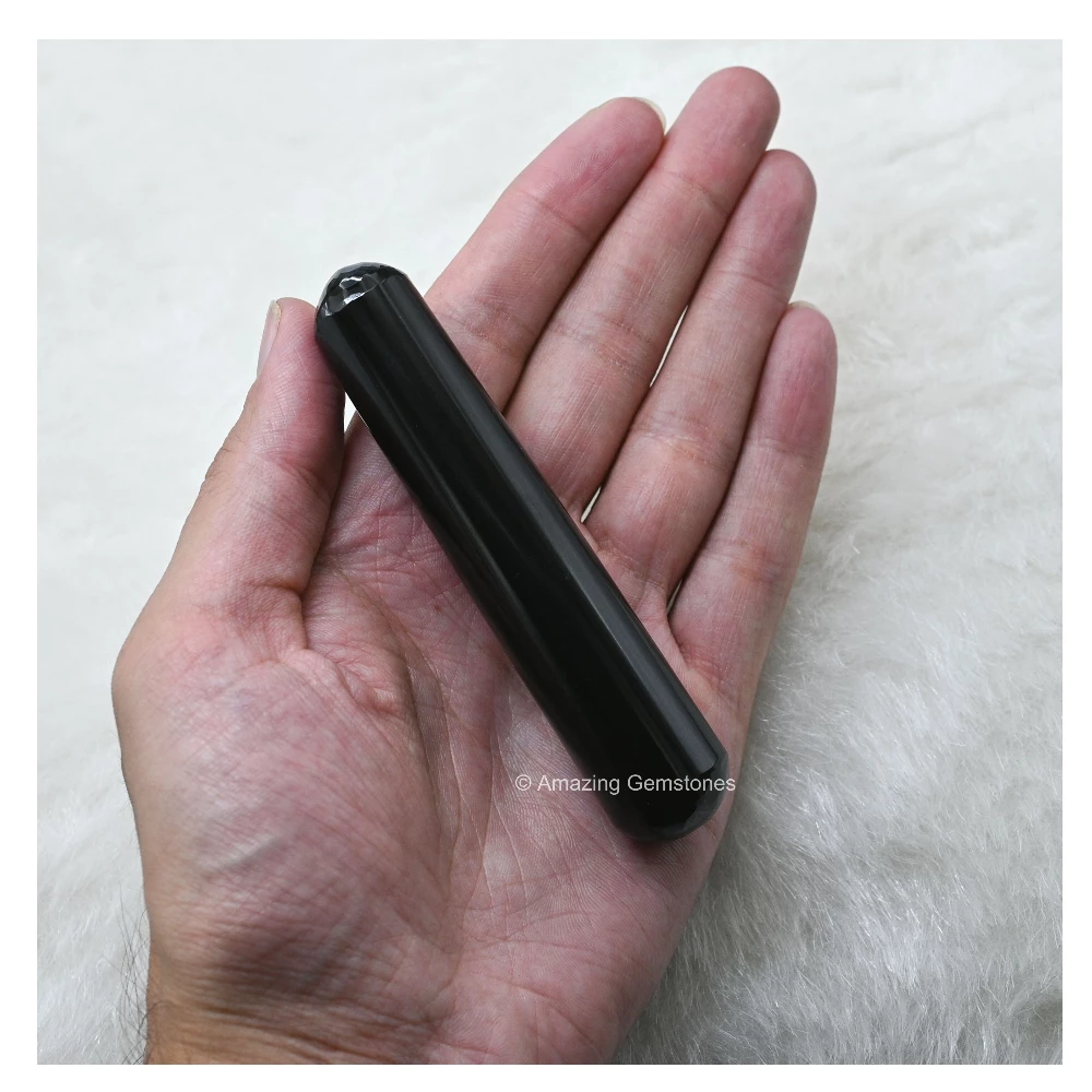 Black Agate Wand