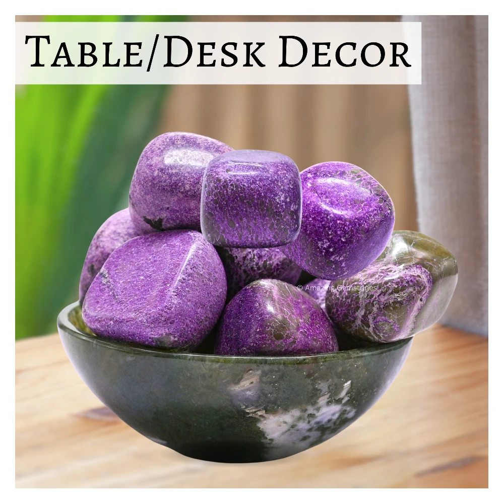 Tumbled Stichtite Stone Crystals (1000+ Carats)
