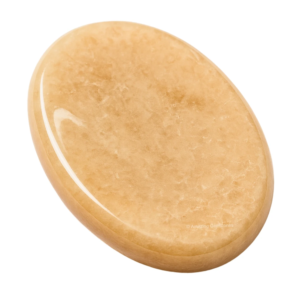 Cream Moonstone Worry Stone