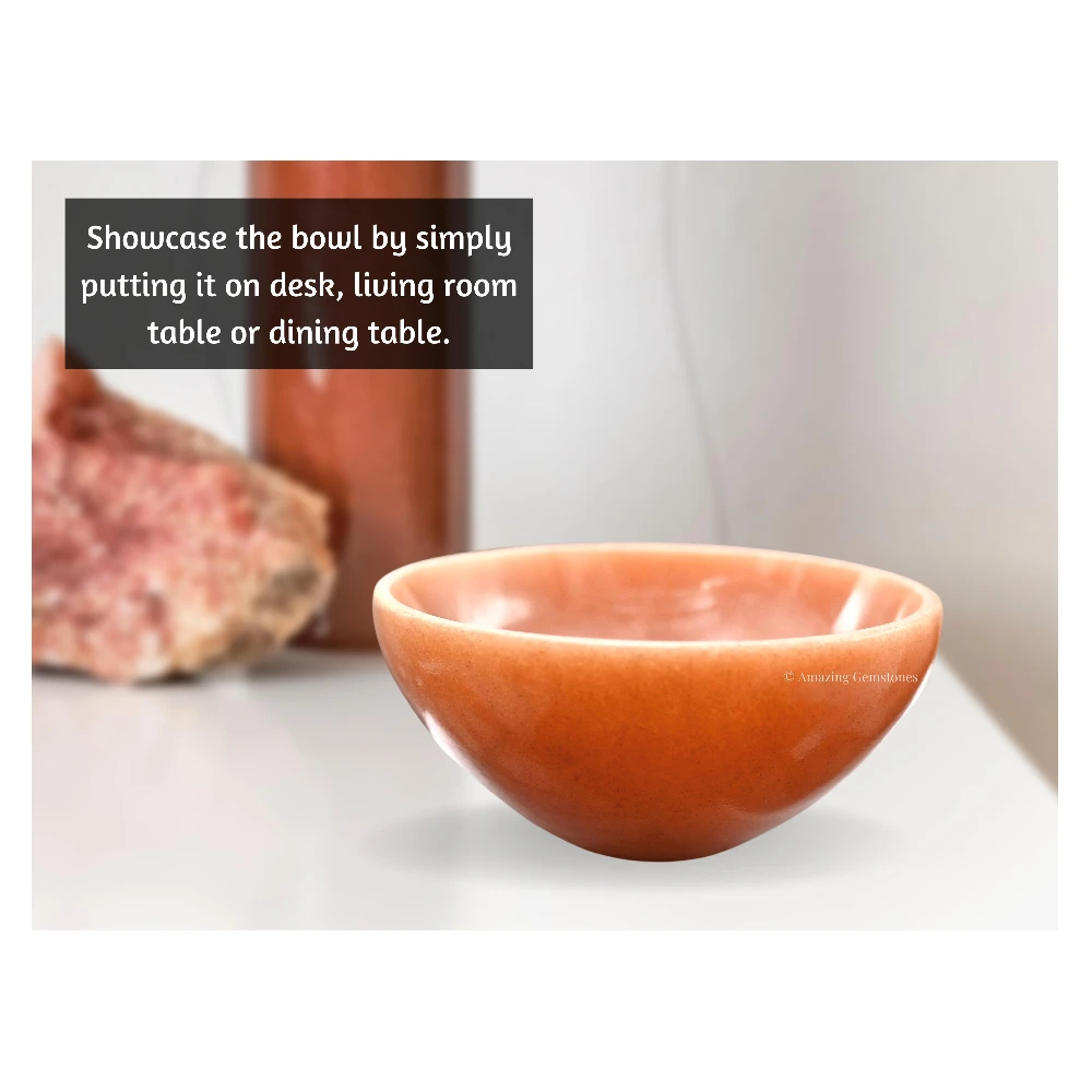 Red Aventurine Crystal Bowl - 2 Inch