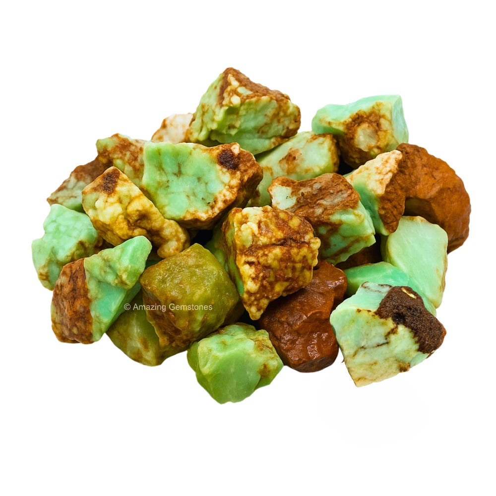 Chrysoprase Raw Crystals (1 LB)