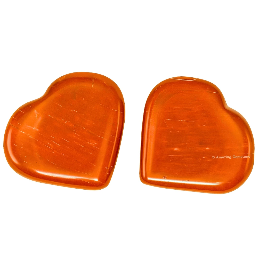 Red Jasper Heart (Pack of 2)