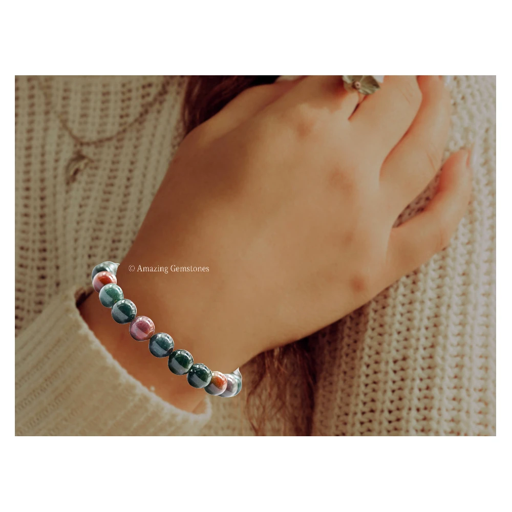 Bloodstone Bracelet (Strechable)