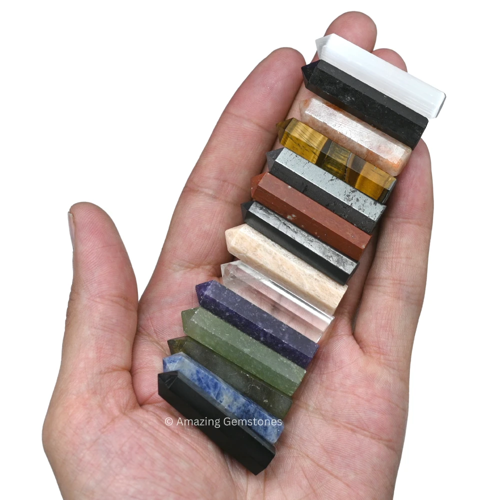 Mix Gemstone Pencil Points