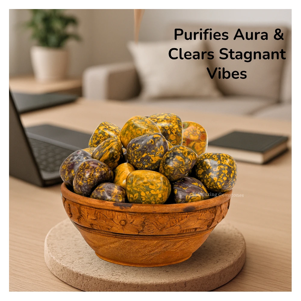 Tumbled Fruit Jasper Stone Crystals (1000+ Carats)
