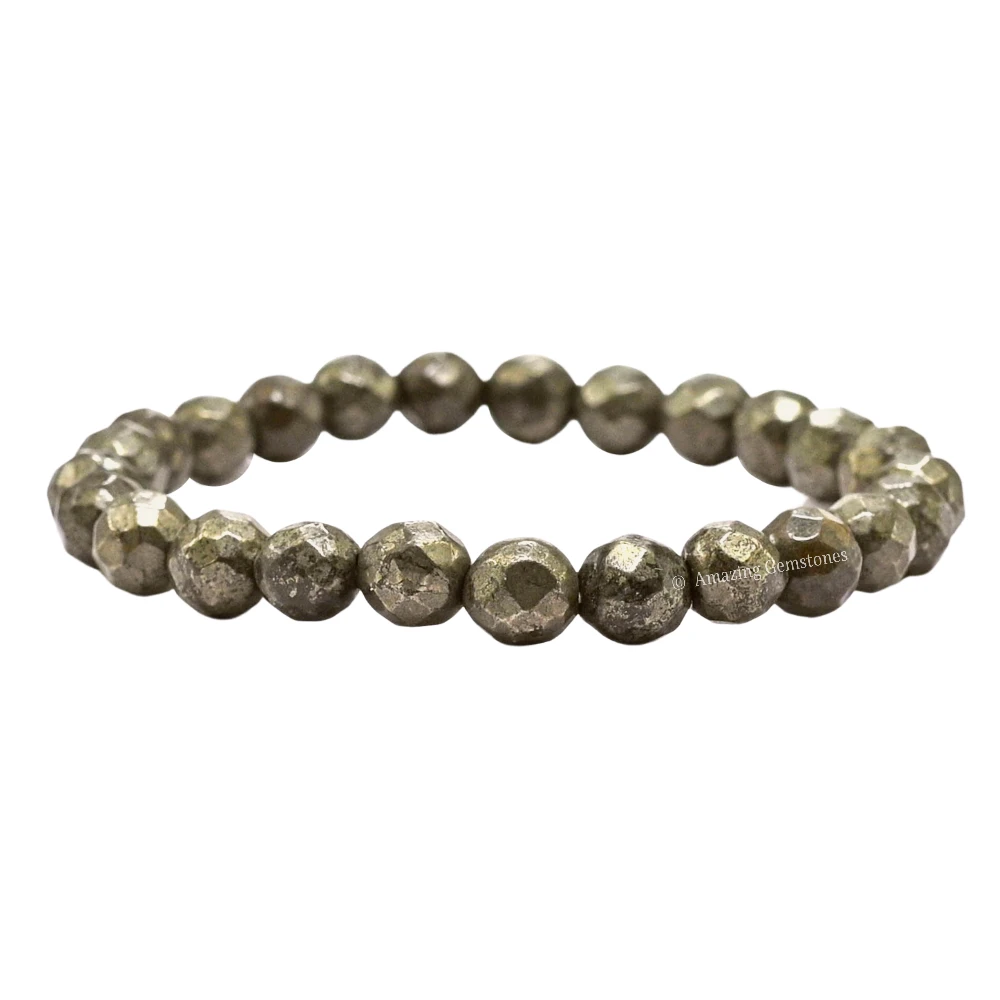 Pyrite Bracelet (Faceted-Stretchable)