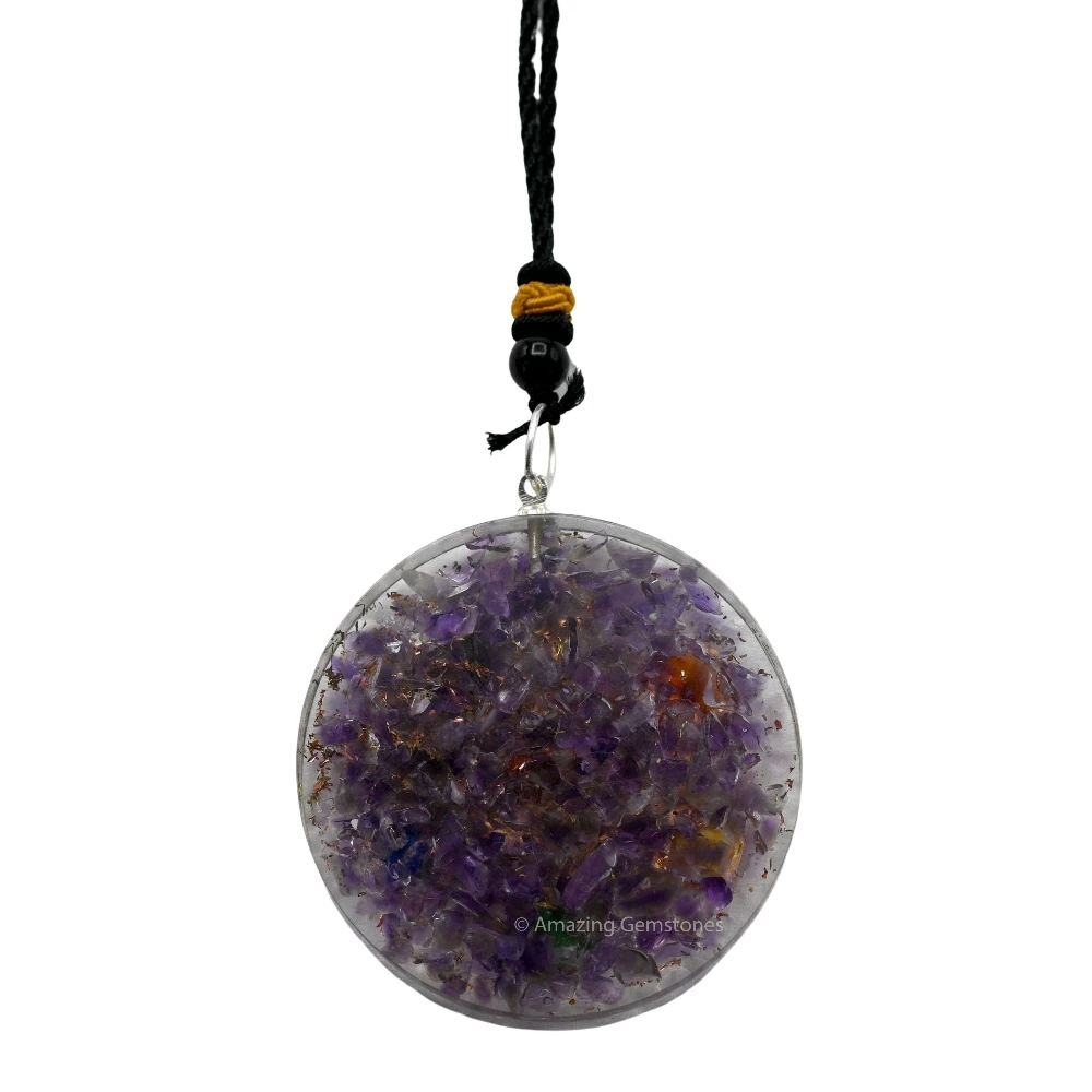 Amethyst Orgone Necklace - Metatron