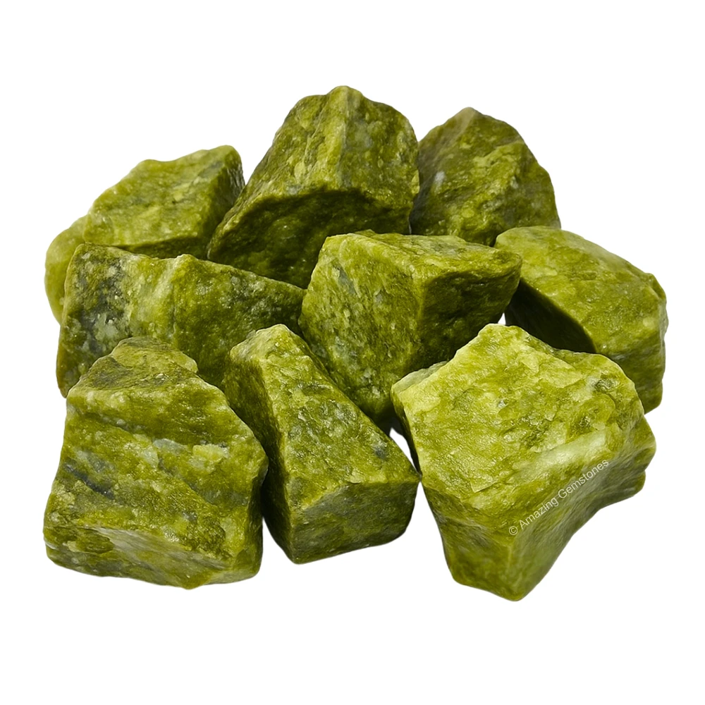 Vesuvianite Raw Crystals (5 Pieces)