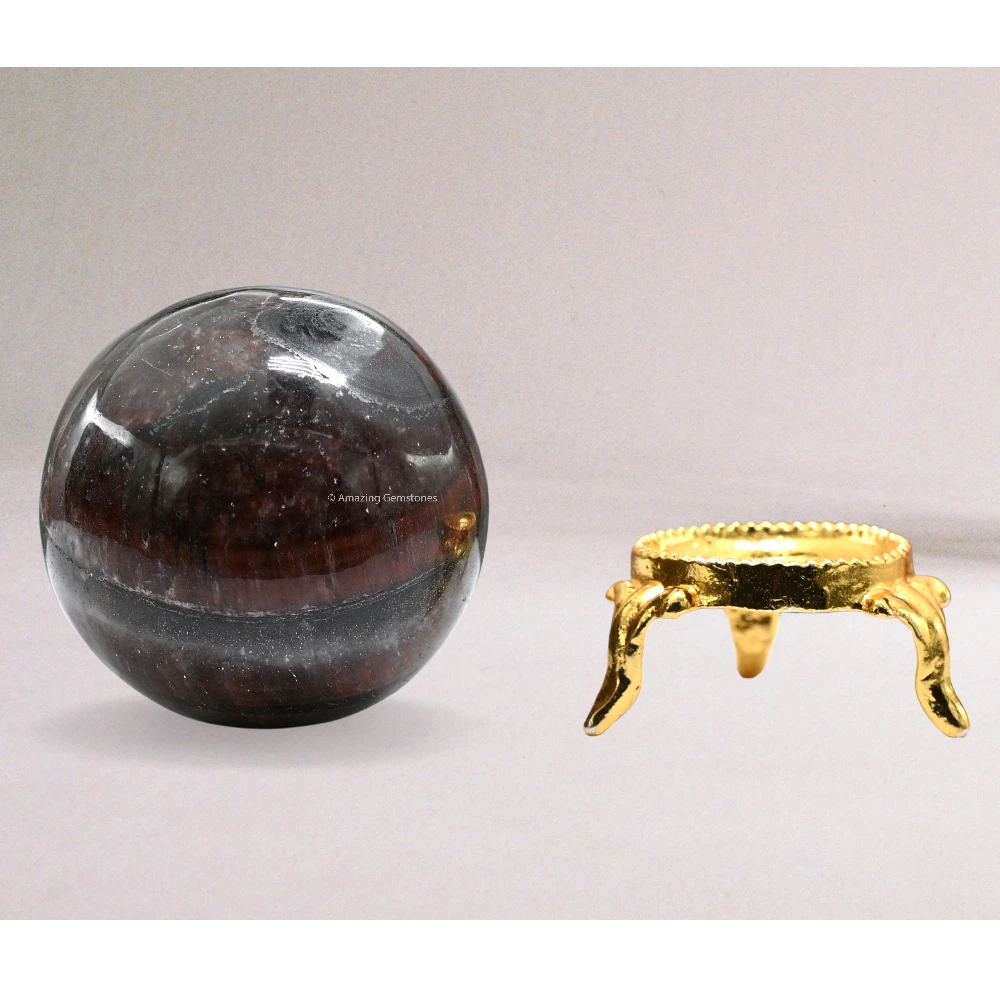Red Tiger Eye Sphere (1.5 Inch)