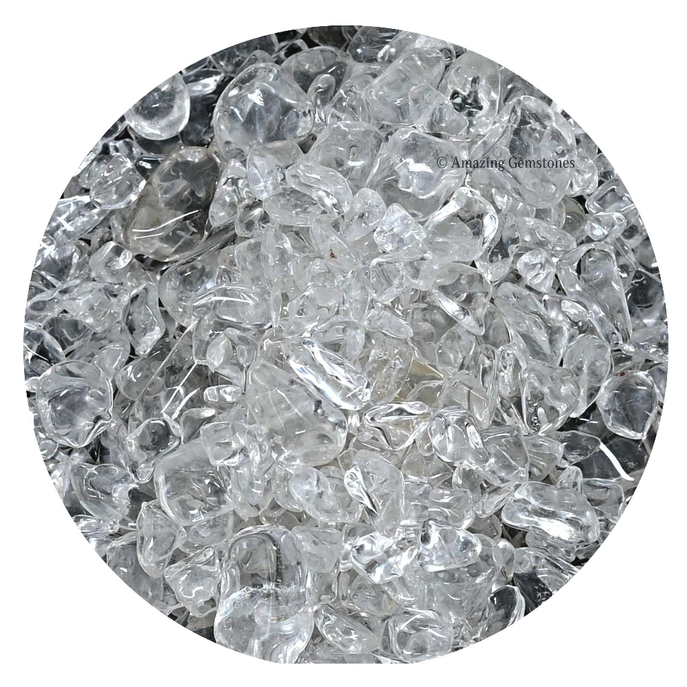 Clear Quartz Chips (1LB) (High Grade)