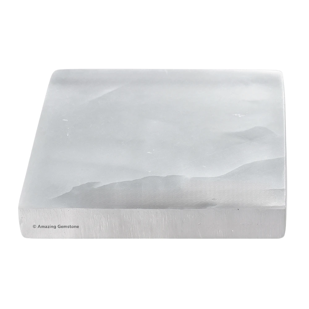 Selenite Charging Plate - Square (3 Inch)