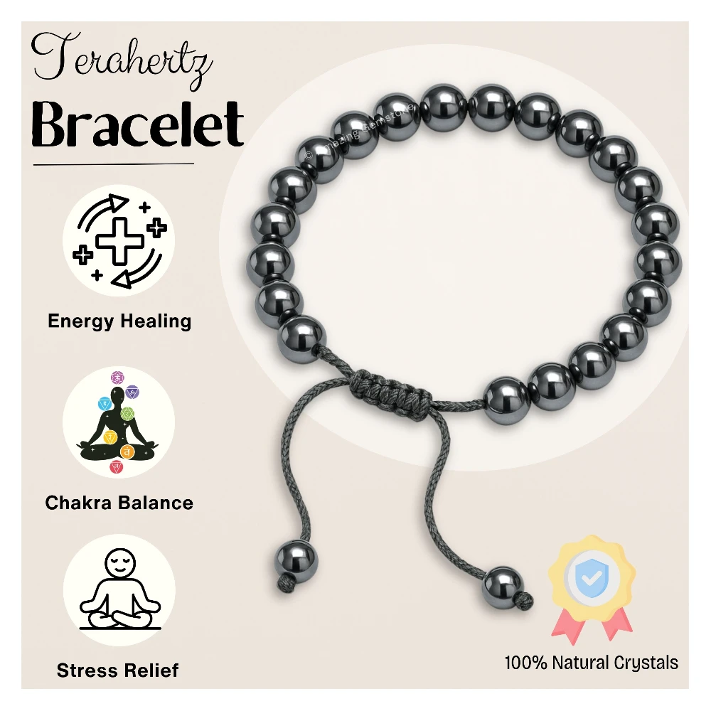 Terahertz Stone Bracelet (Adjustable)