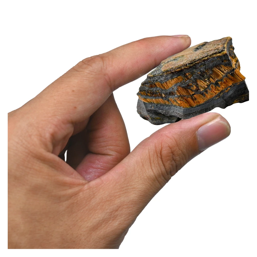 Iron Tiger Eye Raw Crystals (1 LB)