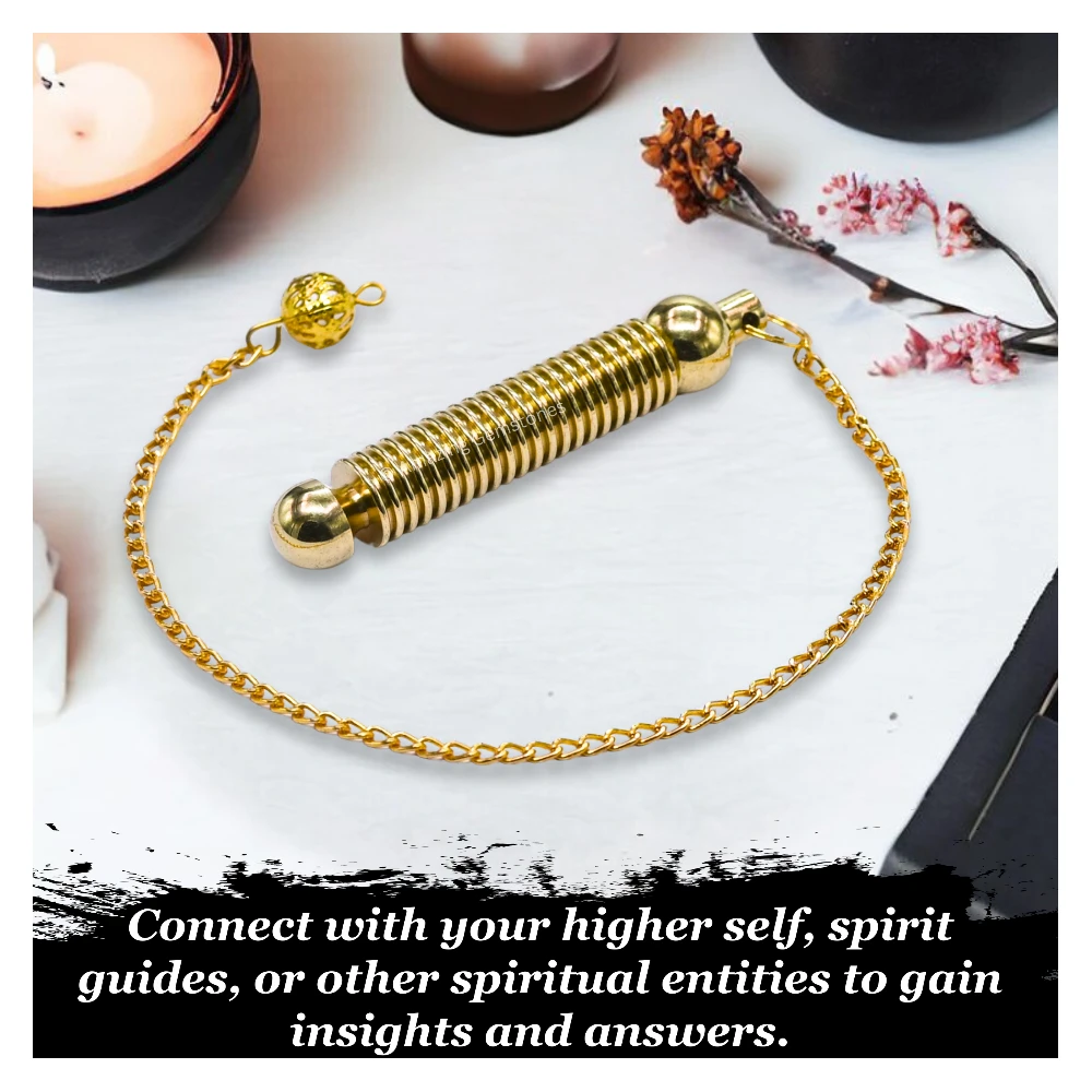 Metal Brass Pendulum - 22 ISIS Ring Gold (MP115)