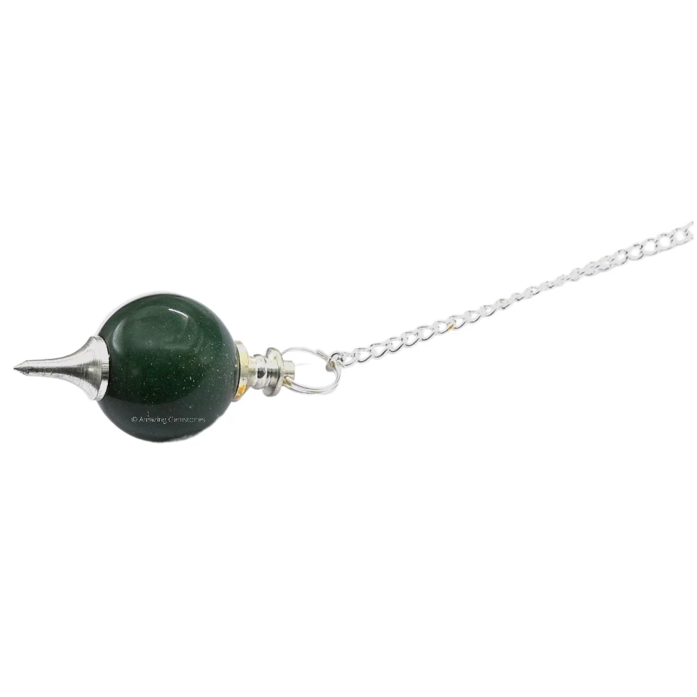Green Aventurine Ball Pendulum